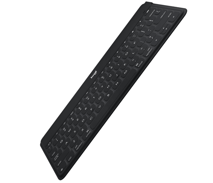 Logitech Keys-To-Go Keyboard for Apple w/ iPhone Stand Bluetooth Wireless Black