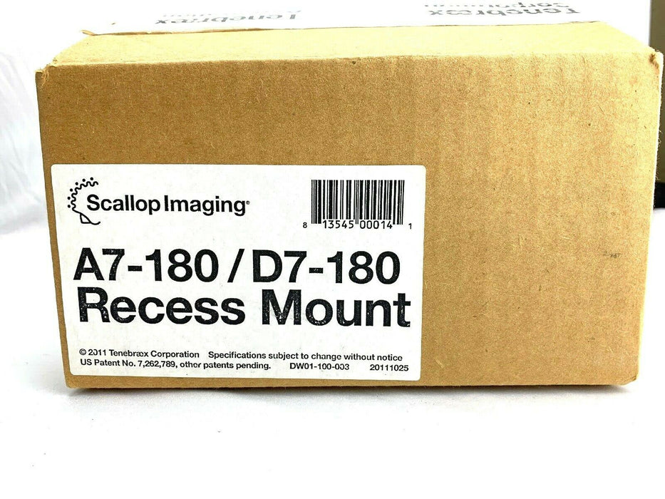 Scallop Imaging Recessed Mount for A7-180/D7-180 Security Cameras DW01-100-003
