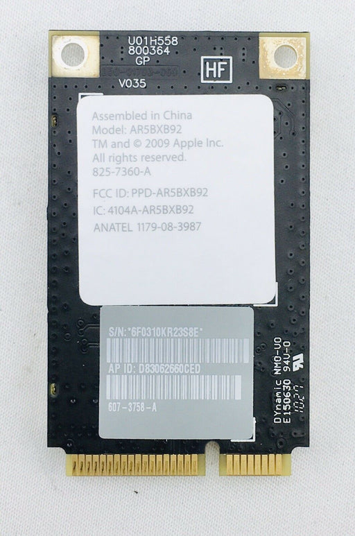 Airport iMac A1311 EMC 2389 AR5BXB92 Extreme Wireless WIFI Card 825-7362