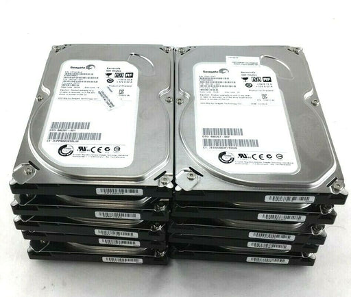 (Lot of 10) Seagate 500GB 7200RPM 3.5" ST500DM002 Hard Drives Tested Refurbished