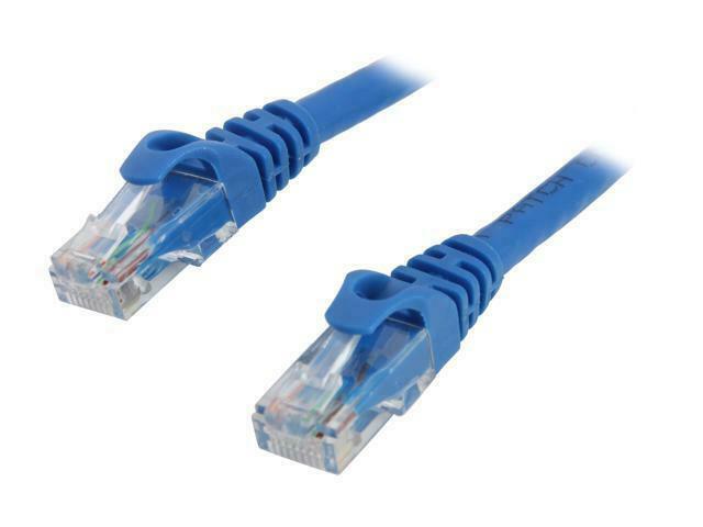 Cat6 UTP Ethernet Network Patch Cable 550MHz Booted Blue 3FT ANSI/TIA-568-C.s