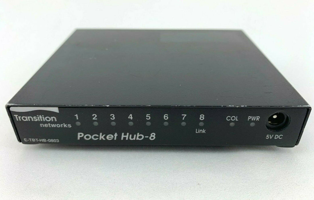 Transition Networks Pocket Hub-8 E-TBT-HB-0803 8 port
