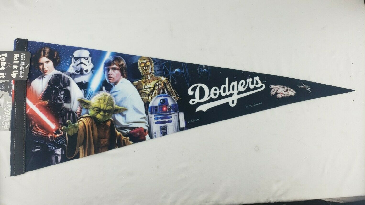The Official Star Wars Pennant of The Baseball World Series Champion LA Dodgers