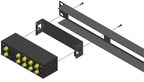 RDL Rack-Up RU-FP1 Rack Filler Panel Reverse Mounting Kit for RU‑RA3(A/HD)