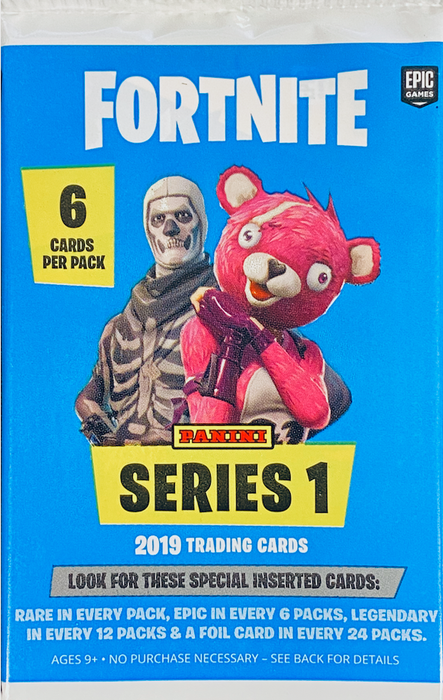 Panini FORTNITE 2019 Series 1 Factory Sealed Pack (6 Trading Cards)