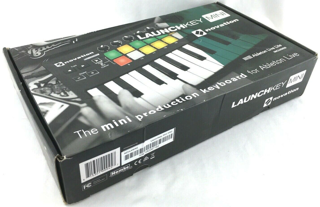 Novation Launchkey Mini MK2 MIDI Keyboard Controller Portable 25-Key NOVLKMIN2