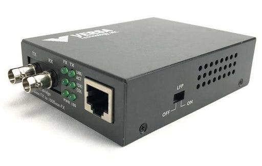 Versa VX-200E Unmanaged Fast Ethernet Bridge Single Port Fiber Media Converter