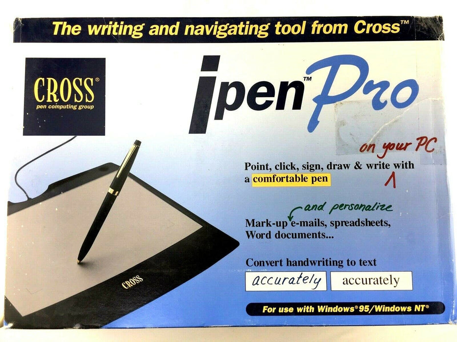 Vintage Cross IPEN Pro Use with Windows 95/ Windows NT For PC New