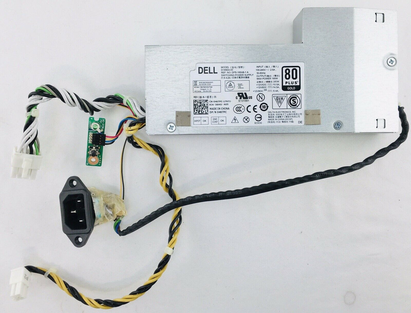 Dell 0467PC Inspiron 23" 5348 All-In-One Power Supply D185EA-00