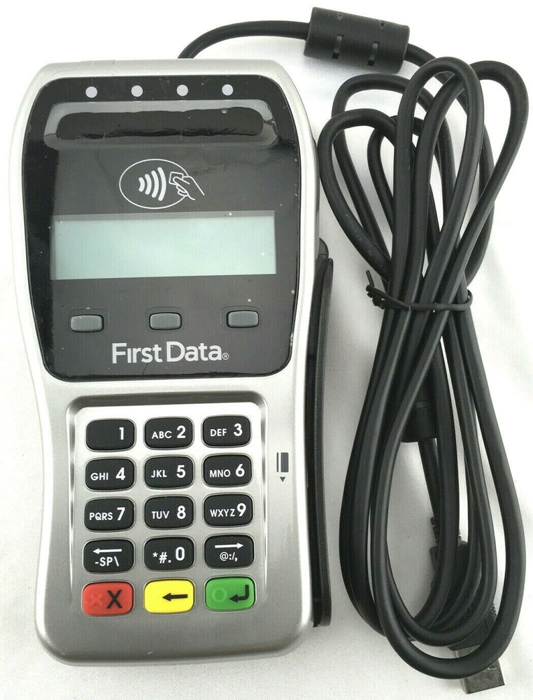 First Data FD-35 Credit Card Terminal EMV Chip Reader PIN Pad Retail Checkout