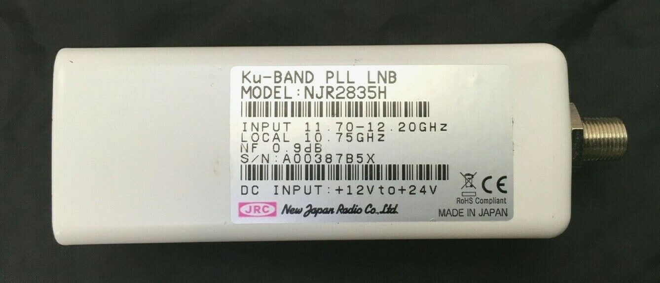 NJR New Japan Radio Co. NJR2835H Ku-band PLL LNB Single Band 11.7 to 12.2 GHz