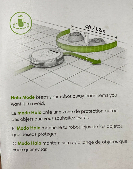 iRobot Roomba Dual Mode Virtual Wall Barrier Compatible w/ 900, 800, 700, 600