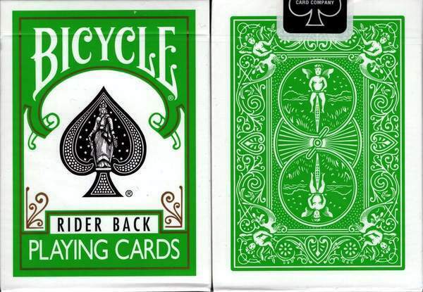 Bicycle Rider Back Green Playing Cards Standard Deck Made in USA