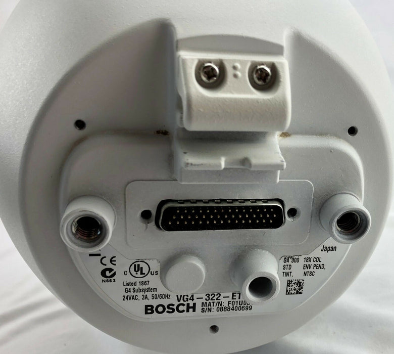 Bosch VG4-322-ETS0M High-Speed Dome PTZ CCTV Security Camera 540TVL 18x Zoom