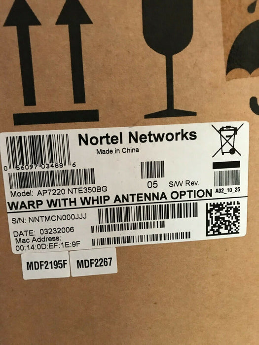 Nortel AP7220 WARP w/ WHIP Outdoor Wireless Access Point City WIFI 54Mbps
