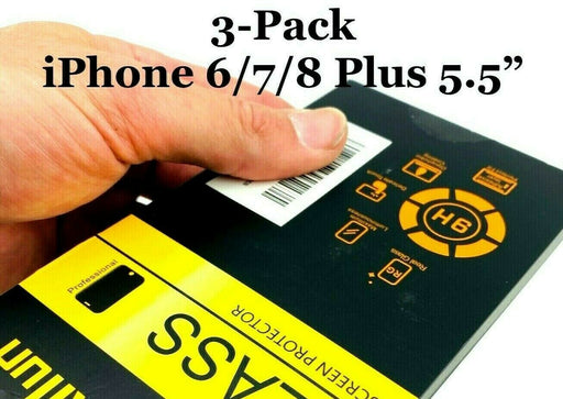 Best Value 3-Pack Glass Screen Protector iPhone 8 Plus 7 Plus 6 Plus 5.5" Ailun