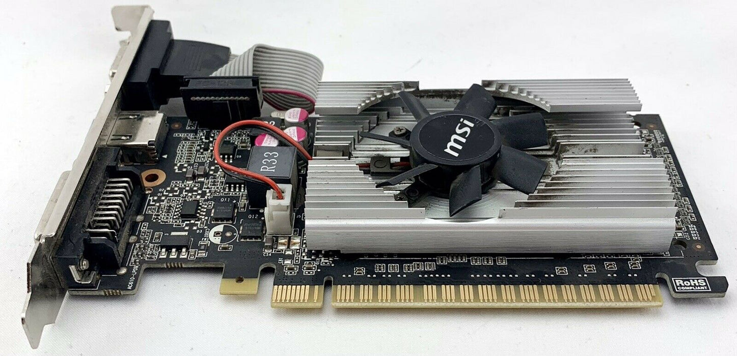 MSI Video Card G2101D3 GeForce 210 1GB DDR3 64Bit PCI Express