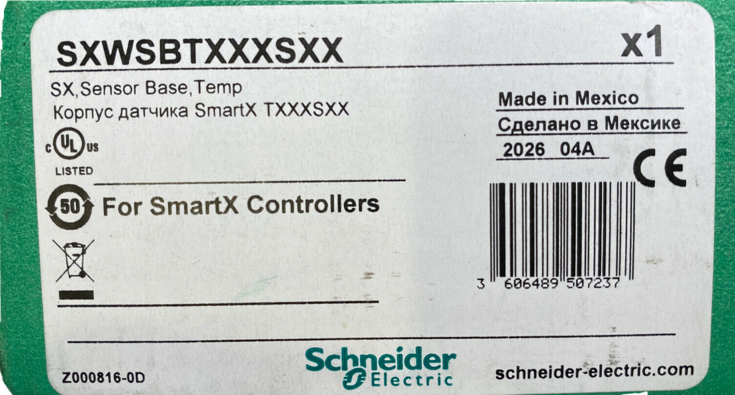 Schneider Electric SXWSBTXXXSXX Sensor Base Temperature For SmartX Controllers