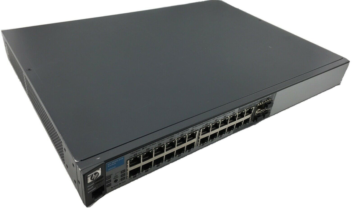 HP 2810-24G J9021A 24-Port Managed Gigabit Ethernet Switch w/ 4-Port Fiber Ports
