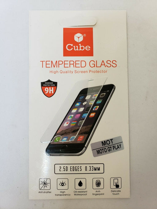 Motorola G7 Play Cube Anti-Shatter Screen Protector 2-Pack Transparent Clear