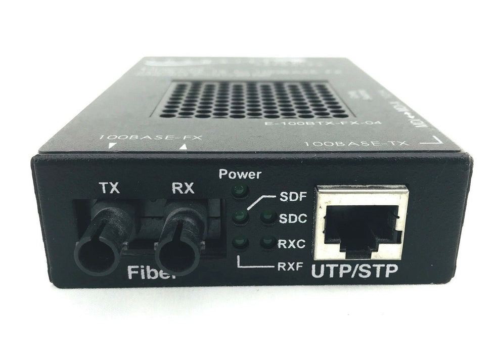Transition Networks E-100BTX-FX-04 Fiber SC to Fast Ethernet Media Converter