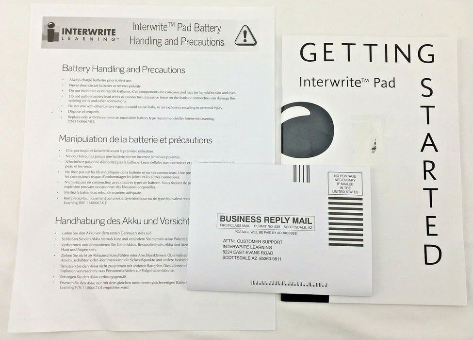 Interwrite SP400 eInstruction Pad Interactive Classroom Teaching USB B ...