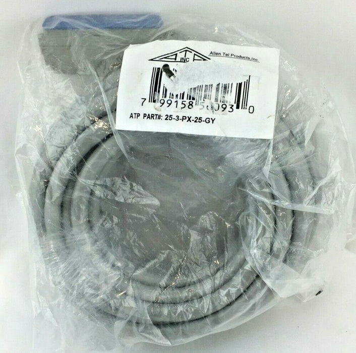 Allen Tel Products (ATP) 25-3-PX-25-GY 25 Pair/50 Pin Amphenol Cable Angled Plug