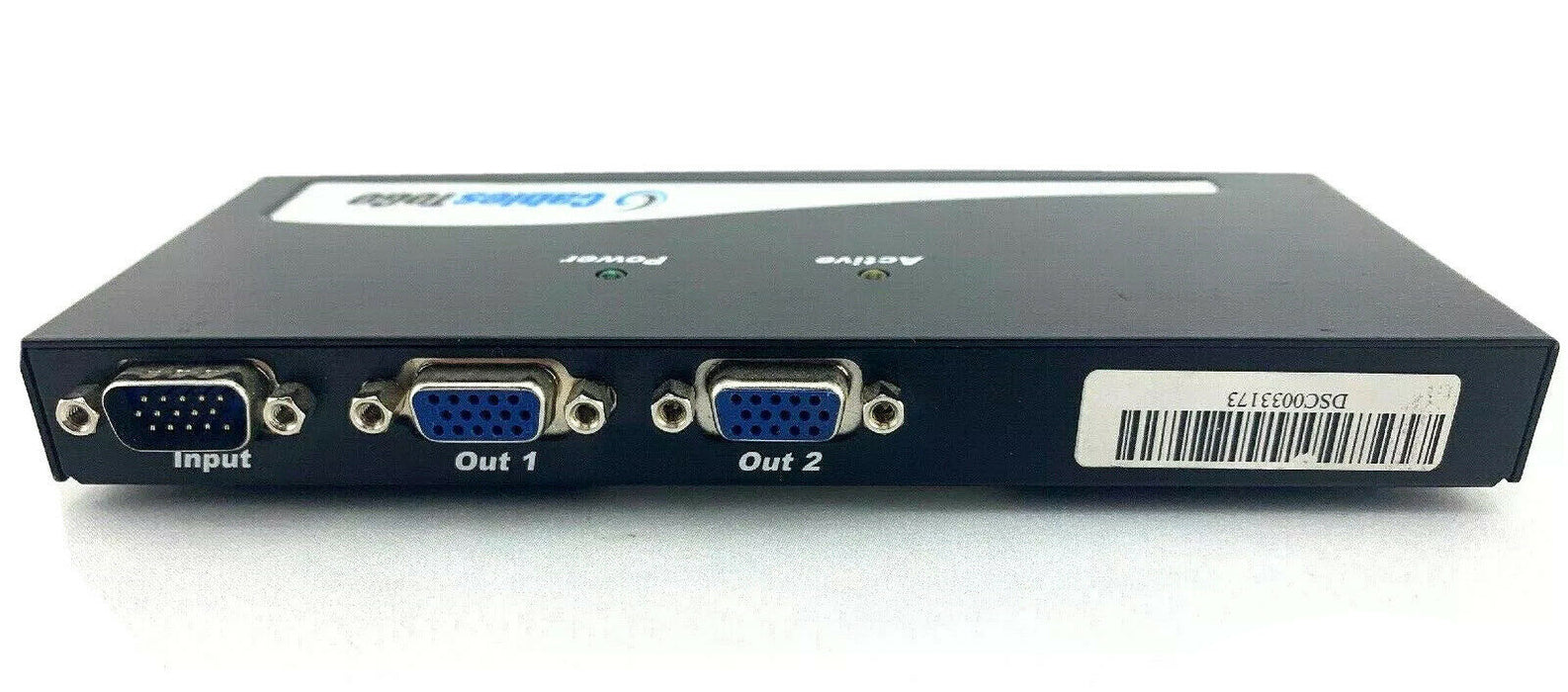 Cables To Go 29550 2-Port UXGA Monitor Video Splitter Extender Fast Shipping VGA