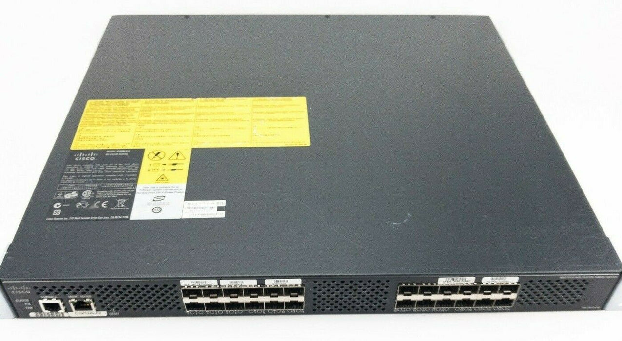 Cisco MDS 9124 24-Port 4Gb Multilayer Fabric Channel Switch w/ SFPs DS-C9124-K9
