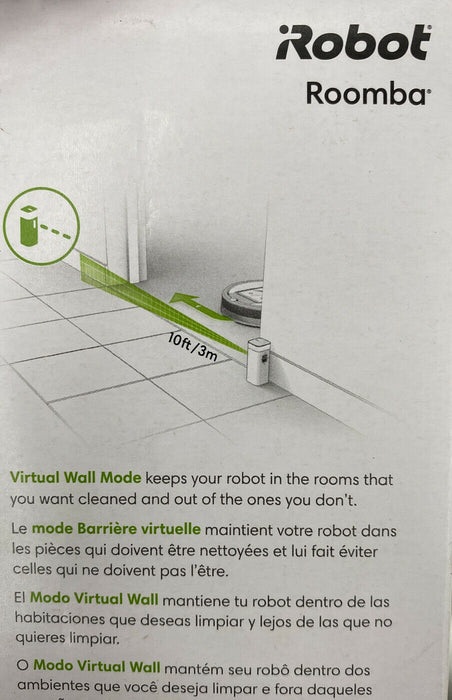 iRobot Roomba Dual Mode Virtual Wall Barrier Compatible w/ 900, 800, 700, 600