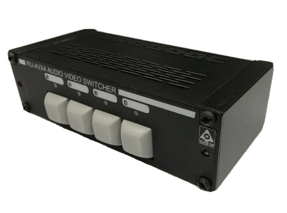 RDL RU-AVX4 4-Channel Audio Video Switcher