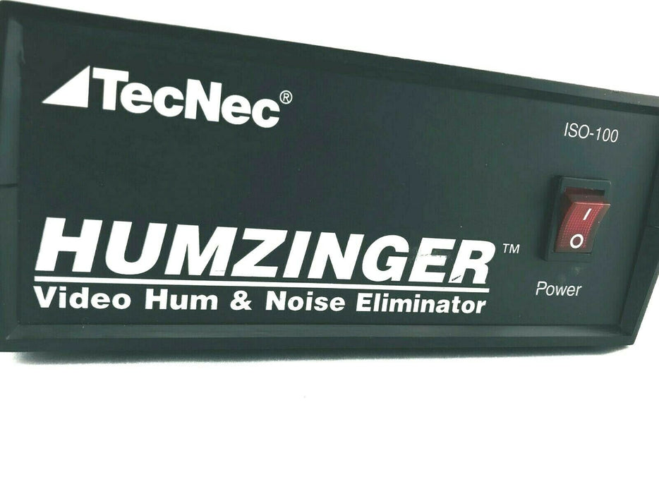 TecNec ISO-100 Humzinger Single Channel Video Hum & Noise Eliminator DA