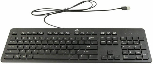 HP SK-2120 Ultra Slim Wired Black USB Keyboard US Version 803181-001 QWERTY