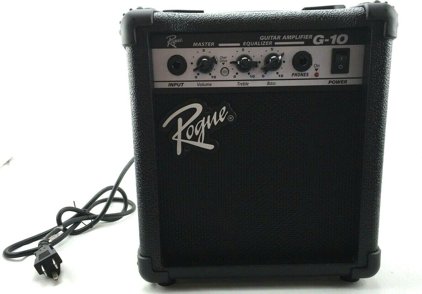 Rogue G10 10W 1x5 Guitar Combo Amp Black. New condition. with EQ and overdrive