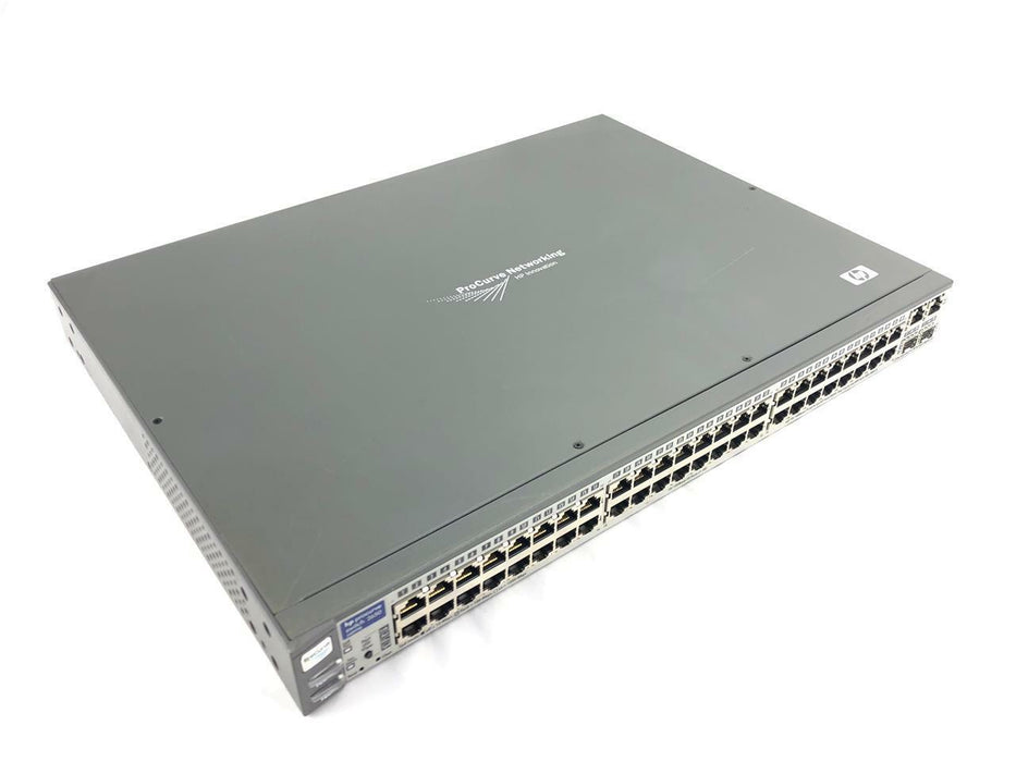 HP Procurve 2650 J4899B 48-Port Managed Network Switch Gigabit Uplink Fiber Slot
