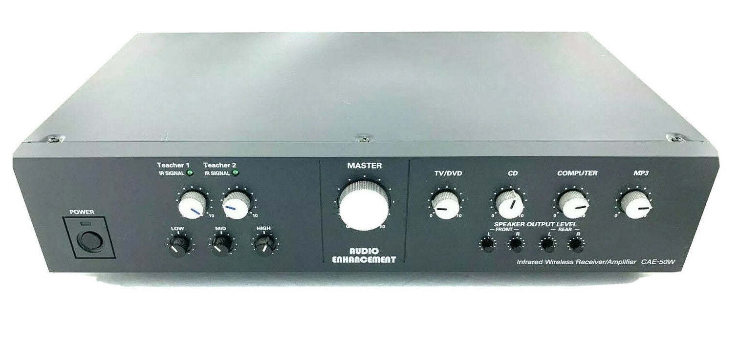 Audio Enhancement CAE-50W Wireless Receiver/Amplifier 4 Input RCA 4 Output 8ohm