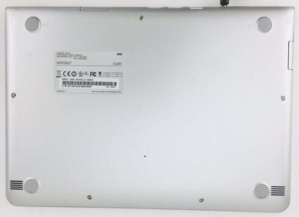Silver Samsung Chromebook 303A SSD Webcam, HDMI USB 3.0 for Google Classroom