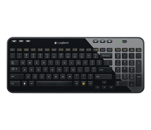 Logitech K360 Wireless Keyboard Space-Saving Full-Size Multimedia 920-004088