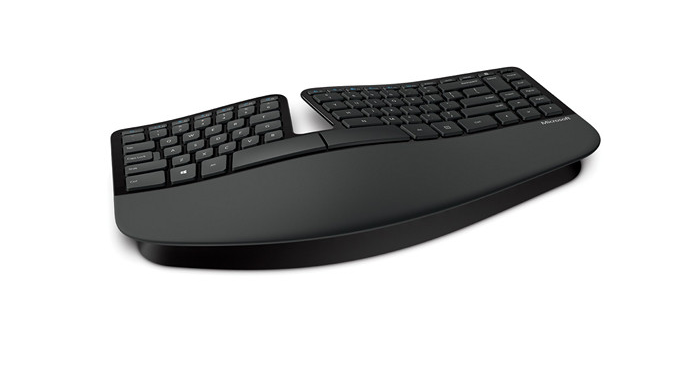 Microsoft 5KV00001 Sculpt Ergonomic Secure Wireless Keyboard & Keypad Desktop PC