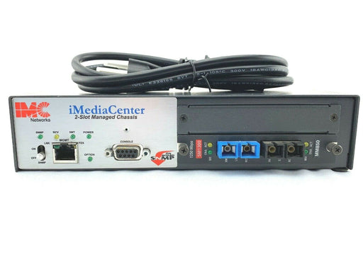 IMC Networks IMediaCenter/2 Multi-Media 2-Slot Managed Chassis 50-10932