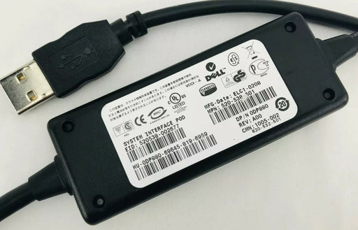 Dell USB Interface Adapter Pod Cable 0UF366 VGA monitor, Mouse Server on Cat5 RJ