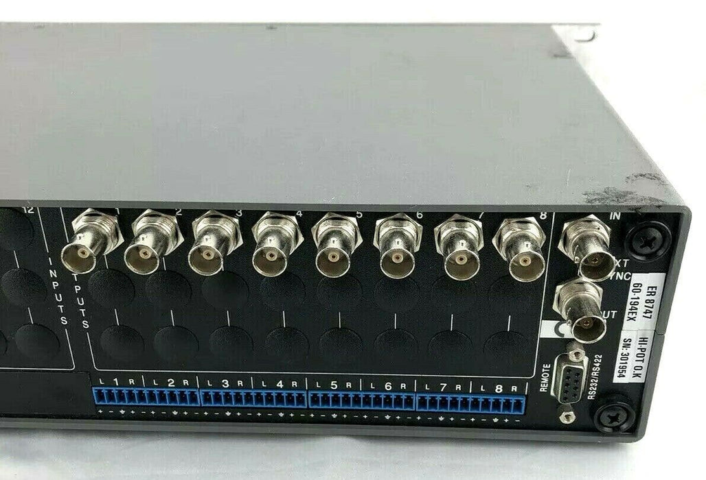 Extron Matrix 50 Series Audio Switcher 8X8 Rack mountable switcher (PARTS ONLY)