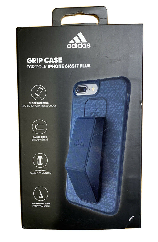 ADIDAS Grip Back Cover Case Stand for Apple iPhone 8 Plus/iPhone 7/6Plus Blue