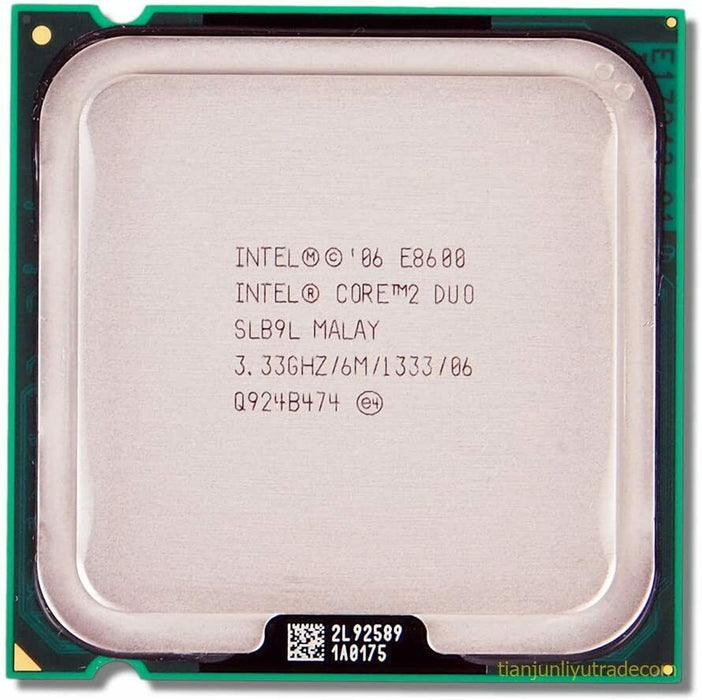 Intel Core 2 Duo E8600 SLB9L 3.33GHz Dual Core LGA 775 CPU Processor