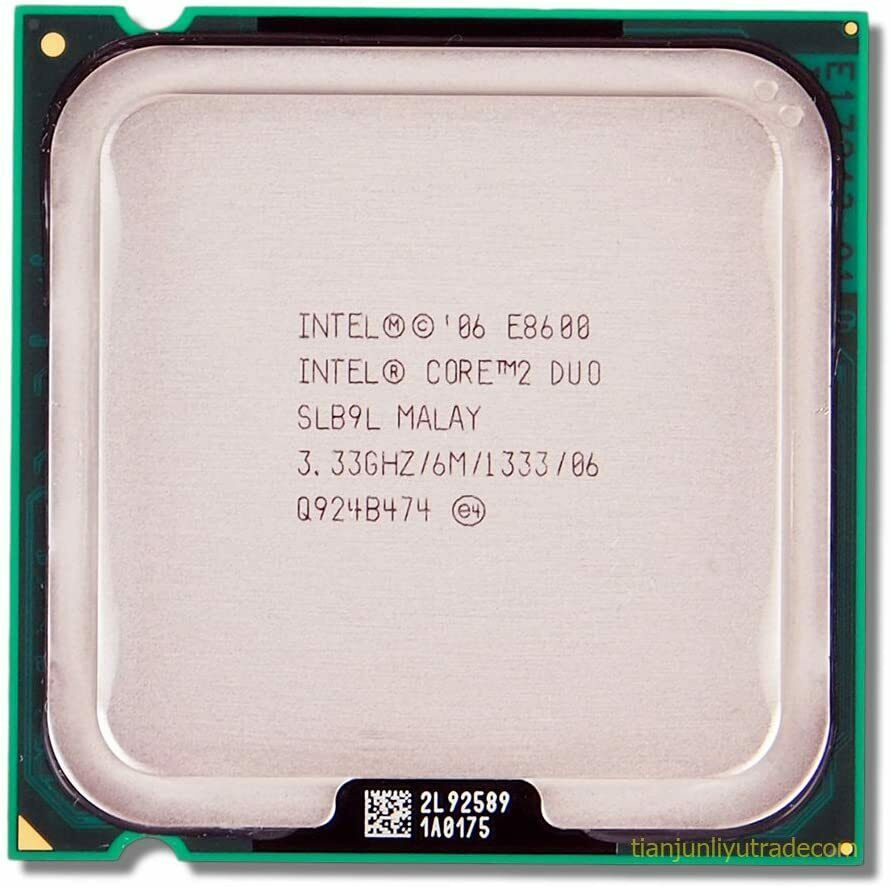 Intel Core 2 Duo E8600 SLB9L 3.33GHz Dual Core LGA 775 CPU Processor