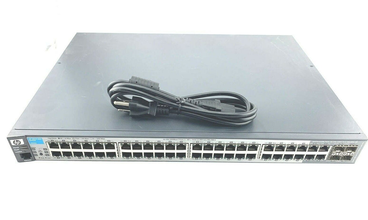 HP 2810-48G J9022A 48-Port Managed Gigabit Ethernet Switch w/ 4-Port Fiber Ports