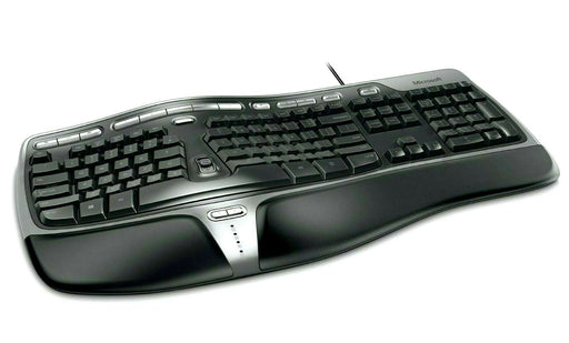 Microsoft Natural Ergonomic USB Keyboard 4000 Wired KU-0462 Scroll X823051-001