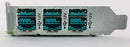 HP 3 Port Powered USB 12V PCI Express Low Profile Card P.N. 640269-001