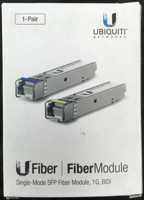 Ubiquiti UF-SM-1G-S U Fiber Module Single-Mode SFP Fiber Module 1G BiDi 1-Pair