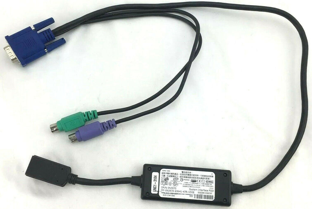 Dell 520-289-007 System Interface POD Cable 0N3970 UNC1-3104 1005 620-154-006